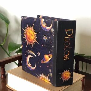 Vintage 90s Celestial Sun & Moon Photo Album - Belt Stationery Ltd.